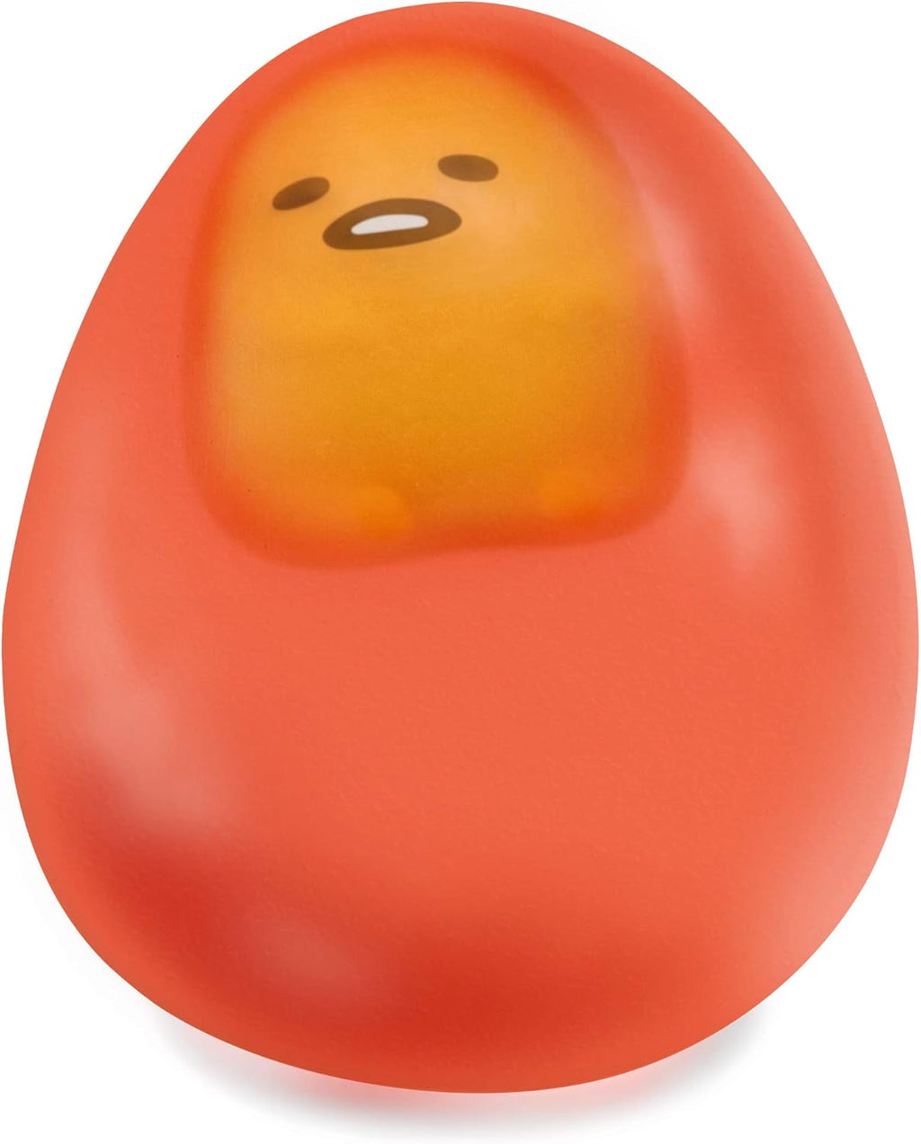 Gudetama Lazy Egg Yolk Cute Character in Sticky Stretchy Water Egg Squishy Toy (Red) Party Favors, Stress Balls, Birthday Gifts, Basket Fillers, Kawaii Squishies for Kids, Boys, Girls, Adults