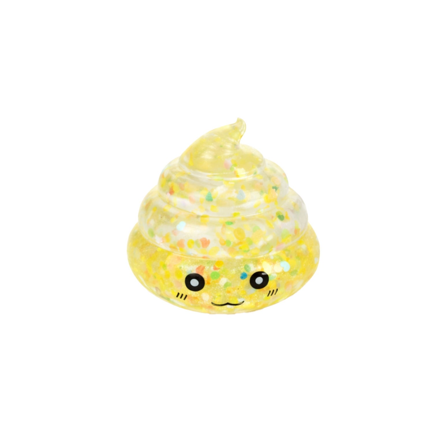 Glitter Poop Squishy Toy Fidget