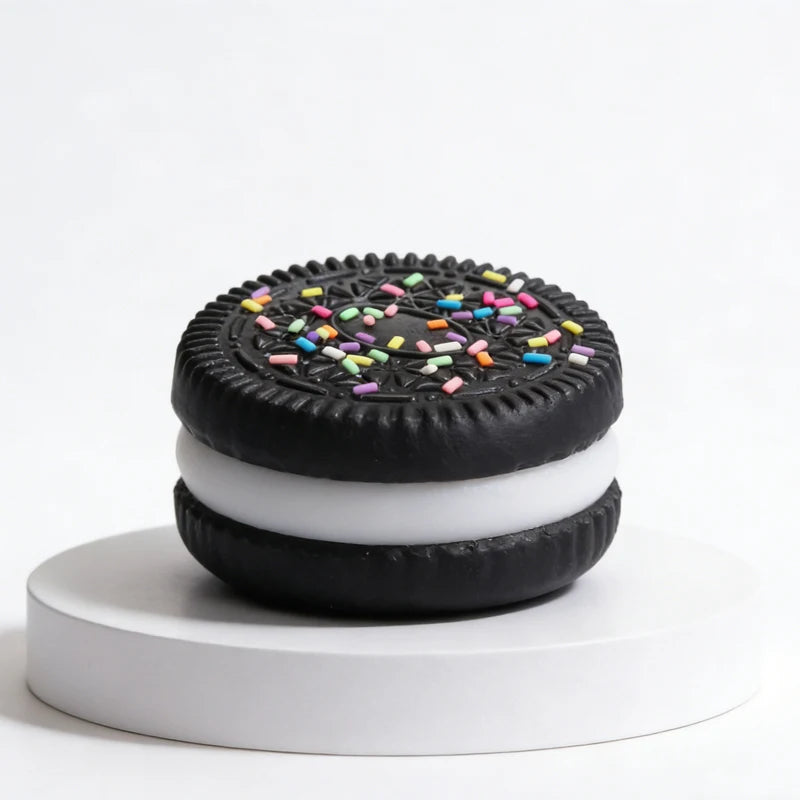 Soft Biscuit Squishy Handmade Cookies Stress Relief Toy Sensory Fidget Toys for Kids Adult Anxiety Relaxation Squeeze Party Gift